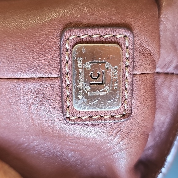 Liz Clayborne Genuine Leather Elegant Brown Women's Bag. Gold Hardware. - Picture 8 of 14